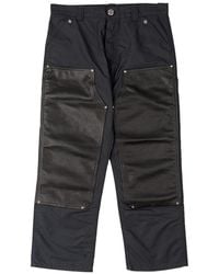 Chrome Hearts - Leather Double Knee Nylon Carpenter Pants Chrm1426" - Lyst