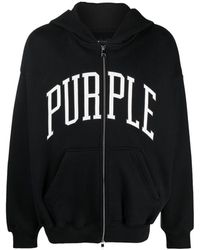 Purple Brand - Hwt Fleece Full Zip Hoody P460 Hbbc124" - Lyst