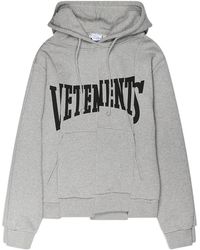 Vetements - Cut-Up Logo Fitted Hoodie Vtm-Whds-0002" - Lyst