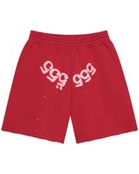 Sp5der - Angel Number Short "Merlot" 421" - Lyst