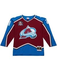 Mitchell & Ness - Nhl Dark Jersey Avalanche 1995 Peter Forsberg Jy9018 Cavmaro" - Lyst
