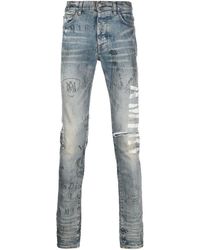 Amiri - Military Stencil Jeans "Clay Pf22Mds024 408" - Lyst