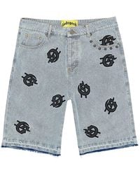 GODSPEED NEW YORK - Infinity Jean Shorts "Light Wash" Gs398" - Lyst