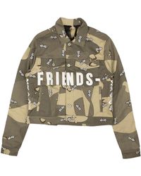 Vlone(GOAT) - Friends Denim Jacket Friends Digi Denim Jacket" - Lyst
