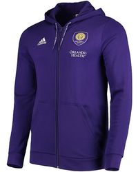 adidas - Orlando City 3-Stripes Travel Jacket "Regal Fi1527" - Lyst
