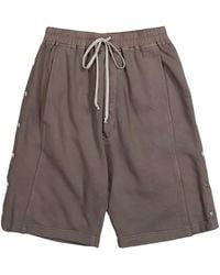 Rick Owens - Wide Pusher Shorts "Dust" Du01F4373 F 34" - Lyst