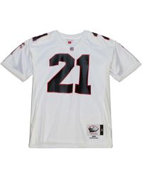 Mitchell & Ness - Nfl Authentic Jersey Falcons 1991 Deion Sanders "Falcons" Ajy61157 Afa91Dsawhit" - Lyst