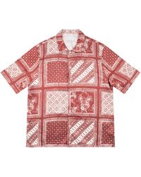 Kith - Silk Twill Reade Shirt "Multi Colour" Khm032055 697" - Lyst