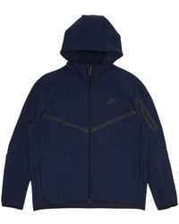 Nike - Tech Full-Zip Windrunner Hoodie Style "Obsidian" Hv0949 451" - Lyst