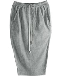 Rick Owens - Gonna Pull On Pillar Skirt Melange" Ds01F4322 Jgm 178" - Lyst
