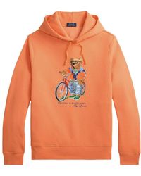 Polo Ralph Lauren - Summer Bike Bear Pullover Hoodie "Poppy" 710B14614002" - Lyst