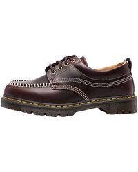 Dr. Martens - Lowell Leather Moc Toe "Cherry - Lyst