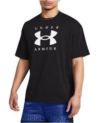 Under Armour - Heavyweight Branded Oversized T-Shirt 1389146 001" - Lyst