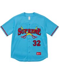 Supreme - Swords Baseball Jersey "Fw25 - Lyst