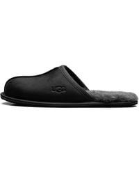 UGG - Scuff Leather Slipper 1108192 Blk" - Lyst