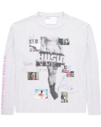 PALY - Hustlr Rib Long-Sleeve T-Shirt "Vintage" 3U004Q1010Vwt" - Lyst