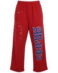 Sp5der - Atlanta Logo Open Leg Sweatpants 319" - Lyst