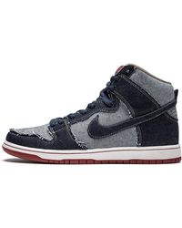 Nike - Sb Dunk High Qs "Reese Forbes Denim" Sneakers - Lyst