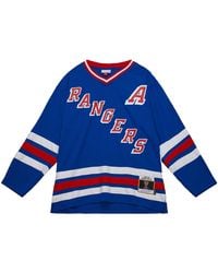Mitchell & Ness - Line Brian Leetch New York Rangers 1993 Jersey Royal Rjy75575 Nya93Bltroya" - Lyst