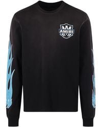 Amiri - Eagle Flames Long-Sleeve T-Shirt Amtojr1038 001" - Lyst