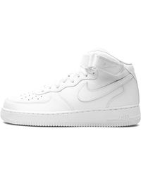 Nike - Air Force 1 Mid '07 "triple White" Shoes - Lyst