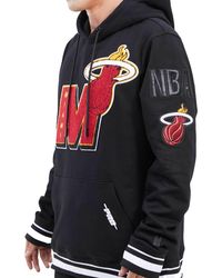 Pro Standard - Nba Miami Heat Mash Up Logo P/O Hoodie Bmh554172 Blk" - Lyst