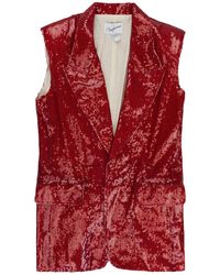 VAQUERA - Sequin Sleeveless Blazer Vaqss20Ow08" - Lyst