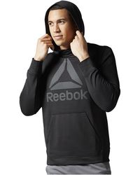 Reebok - Workout Ready Fleece Pullover Hoodie Ay2440" - Lyst