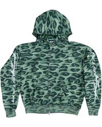 HELLSTAR - Cheetah Zip-Up Hoodie Hsr070" - Lyst
