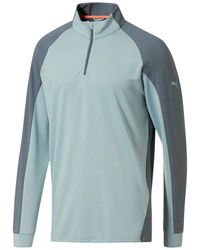 PUMA - Pwrwarm Colorblock Zip Jacket "Quarry Quiet Shade" 573265 02" - Lyst