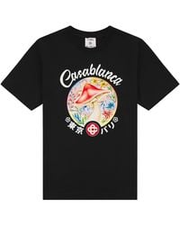 CASABLANCA - Mushroom Emblem T-Shirt Mpf25 Jts 001 05" - Lyst