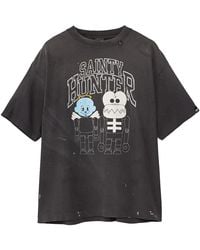 SAINT Mxxxxxx - Skull-K & Baby-M T-Shirt "Charcoal" Sm Mk8 0000 C28" - Lyst