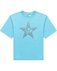 Sp5der - Big 5 Star Rhinestone T-Shirt 539" - Lyst