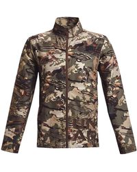 Under Armour - Hardwoods Graphic Jacket "Forest All Season Camo 1365606 994" - Lyst