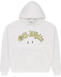 Off-White c/o Virgil Abloh - Goth Logo Hoodie 44Owos26K072 100" - Lyst
