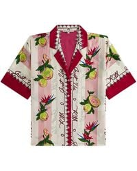 Kith - Elena Ii Guava Print Shirt "Multi Colour" Khw060338 114" - Lyst