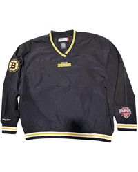 Mitchell & Ness - Classic Nylon Pullover Current Logo "Nhl Bruins" Ojpo7221 Bbnyypppblck" - Lyst