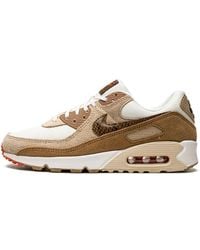 Nike - Air Max 90 "Pale Ivory Snakeskin Swoosh" Shoes - Lyst