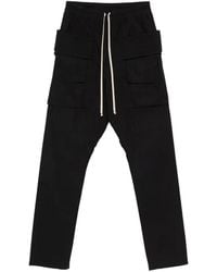 Rick Owens - Hollywood Creatch Wide Drawstring Cargo Pants Du01F4376 Cr 09" - Lyst