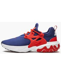 nike presto react red black