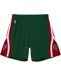 Mitchell & Ness - Road Shorts "Nba Milwaukee Bucks 2013" Ashr4956 Mbu13Pppbugn" - Lyst