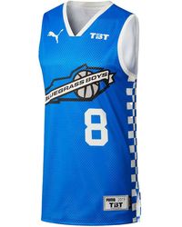 PUMA - Tbt Basketball Bluegrass Boys Jersey 929150 03" - Lyst