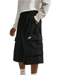 Nike - Sportswear Club Oversized Cargo Shorts If8542 010" - Lyst