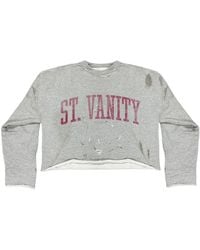 SAINT VANITY - Gun Devil Crewneck Shirt Sv047" - Lyst