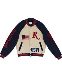 Rhude - St. Croix Varsity Jacket Rhps24Ja14614139" - Lyst