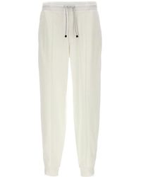 Brunello Cucinelli - Tailored Trousers With Drawstring "Off" Brun728" - Lyst