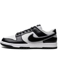 Nike - Dunk Low "chenille Swoosh Black Grey" Shoes - Lyst