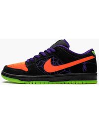 Nike Sb Dunk Low "night Of Mischief" Shoes - Black
