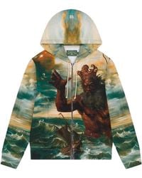 DENIM TEARS - Poseidon's Revenge Zip Up Hoodie Dt582" - Lyst