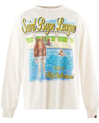 SAINT Mxxxxxx - Bape Pool Long Sleeve T-Shirt Sm Mk1 0000 C39" - Lyst